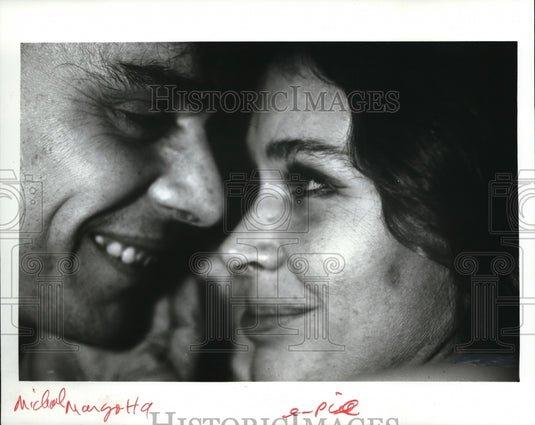 1984 Press Photo Michael Margotta and Karen Black in Can She Bake a Cherry Pie - Historic Images