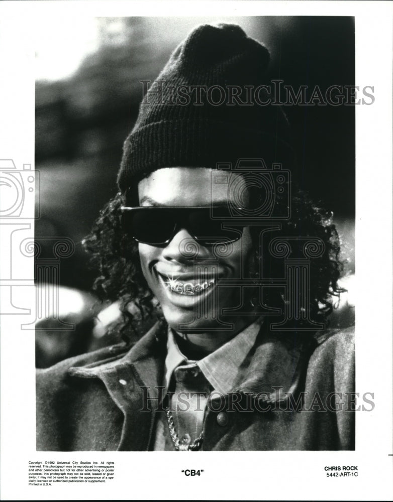 1994, Chris Rock co-producer starring as MC Gusto in CB4 - cvp37736 - Historic Images
