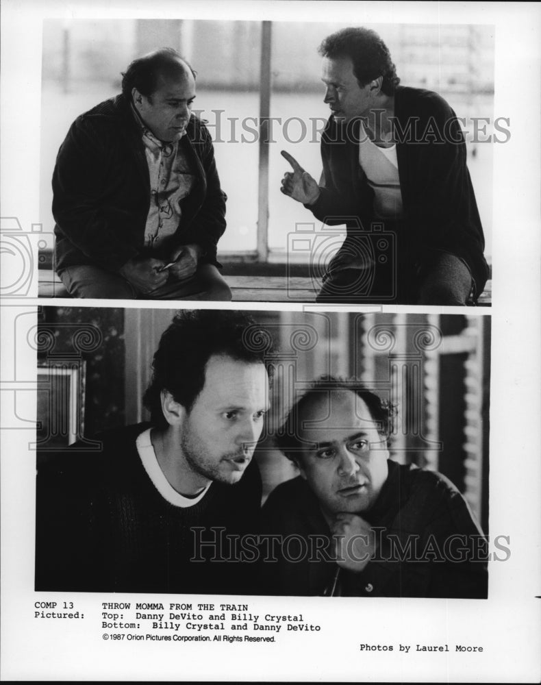 1987 Danny DeVito and Billy Crystal in Throw Momma from the Train - Historic Images