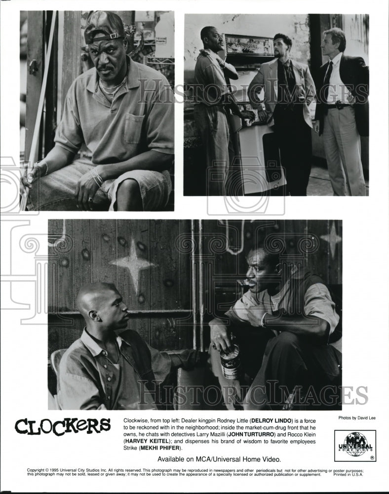 1996 Press Photo Delroy Lindo John Turturro Harvey Keitel and Mekhi Phifer-Historic Images