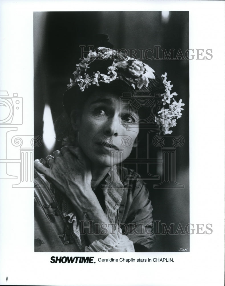 1994, Showtime presents Chaplin starring Geraldine Chaplin - Historic Images