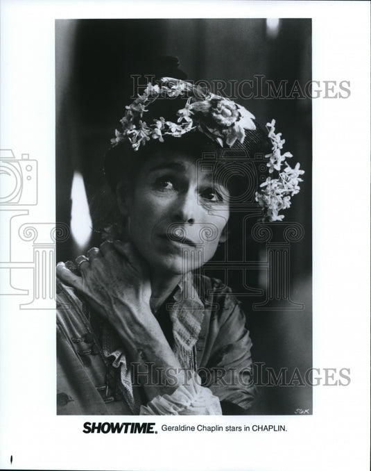 1994, Showtime presents Chaplin starring Geraldine Chaplin - Historic Images