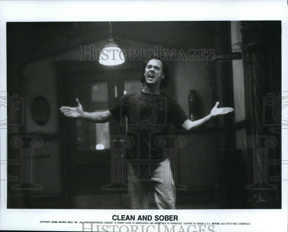1989 Michael Keaton in Clean &amp; Sober  - Historic Images