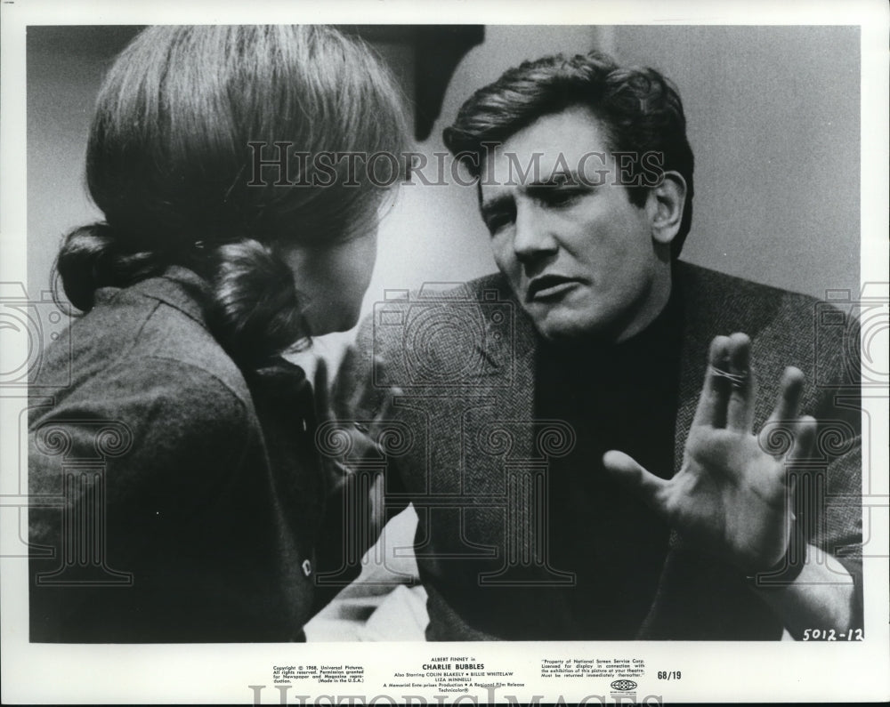 1968 Press Photo Albert Finney stars in Charlie Bubbles - cvp37903 - Historic Images
