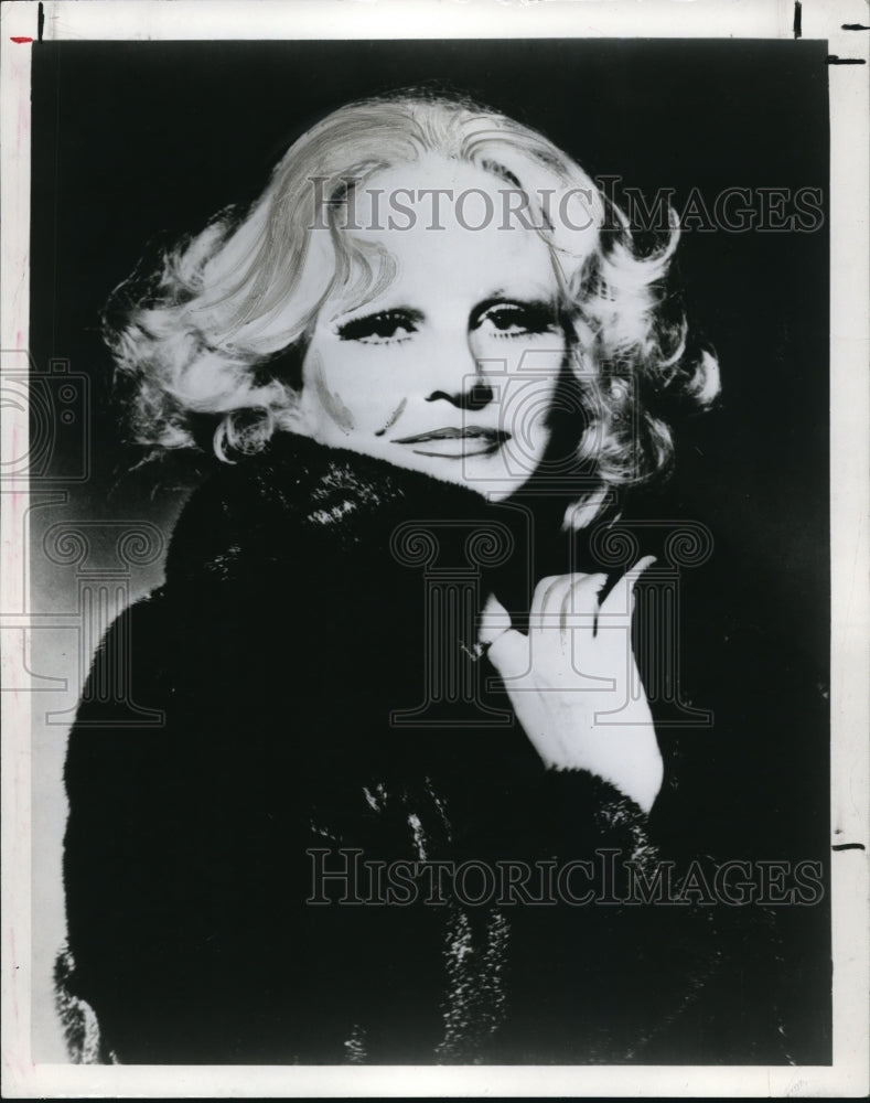 1981 Press Photo Peggy Lee Singer - Historic Images