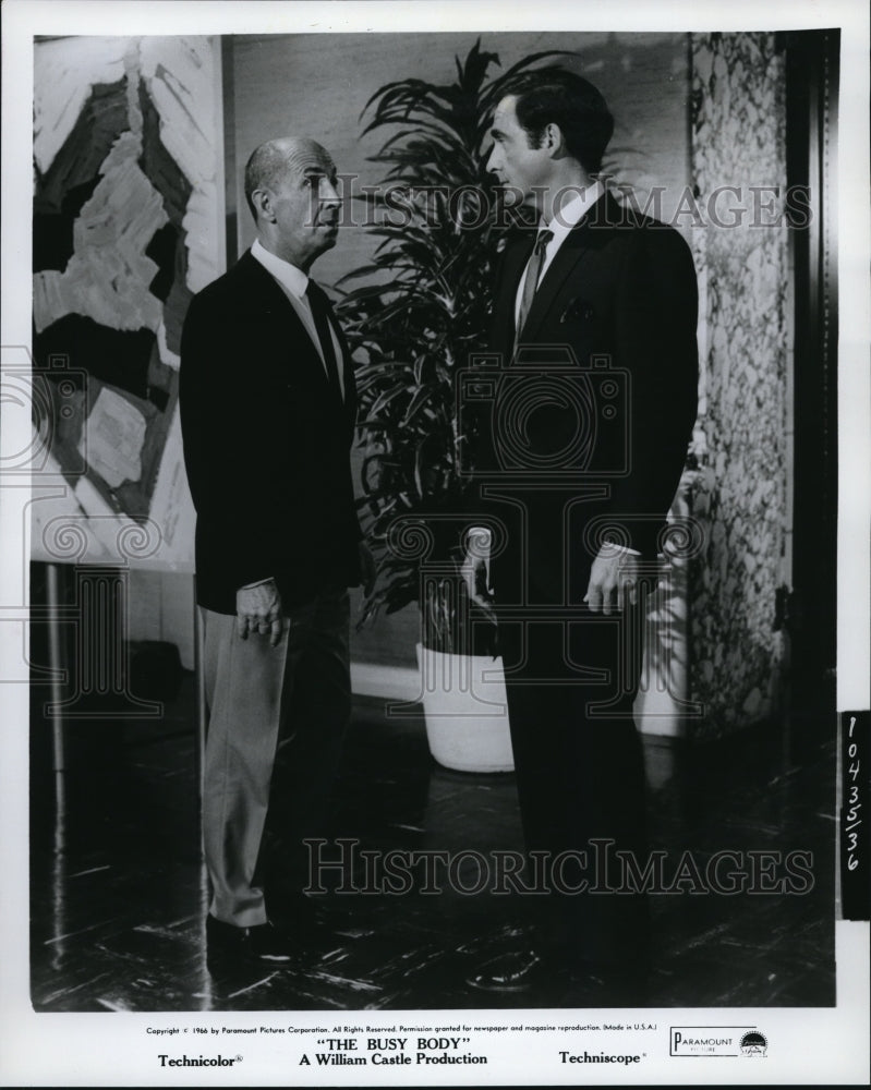 1967 Press Photo The Busy Body Ben Blue Sid Caesar - Historic Images