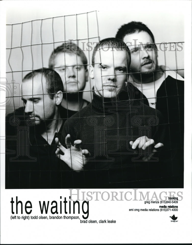 Undated Press Photo Clark Leake Brandon Thompson Brad Olsen Todd Olsen The Waiting - Historic Images