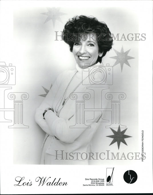 Undated Press Photo Lois Walden Music Artist - cvp38030- Historic Images