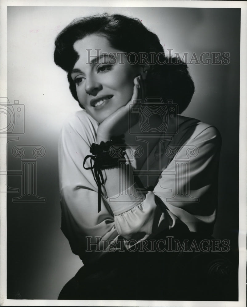 1948 Press Photo Viveca Lindfors in Night Unto Night - cvp38095 - Historic Images
