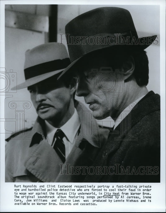 1985 Burt Reynolds and Clint Eastwood in City Heat  - Historic Images
