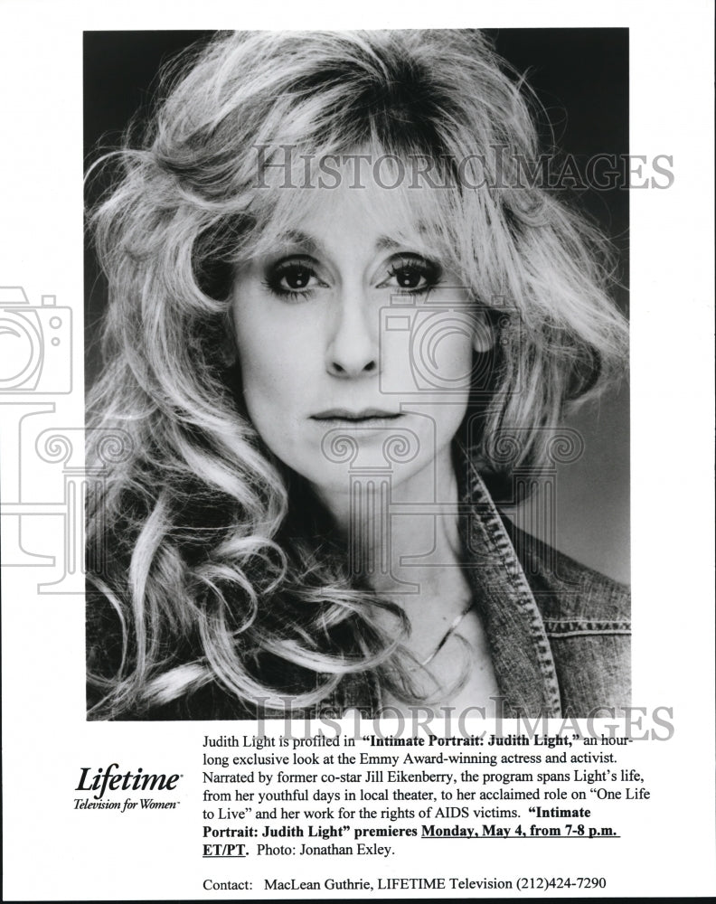 1998, Judith Light is profiled on Intimate Portrait on Lifetime TV - Historic Images