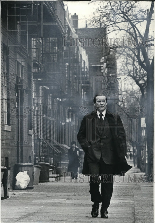 1976 Press Photo Private Investigator - Historic Images