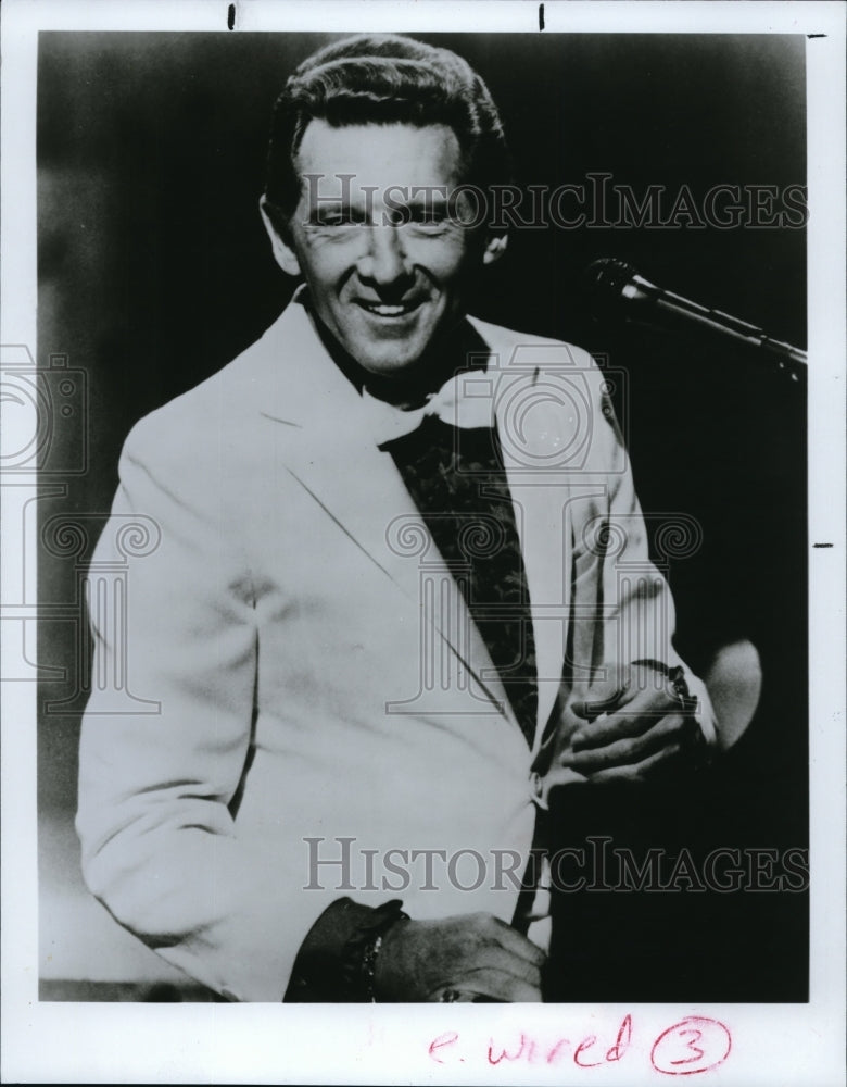 1989 Press Photo Jerry Lee Lewis Rock N Roll Legend - cvp38263 - Historic Images