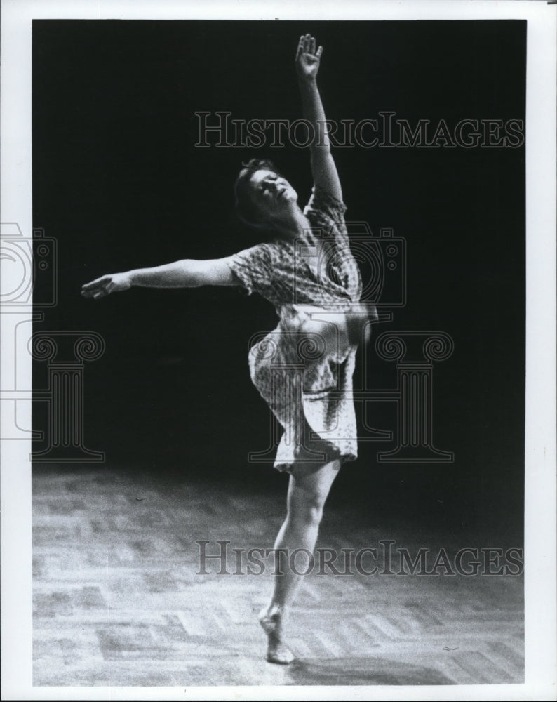 1973 Press Photo Jeanette Leentvear Dancer - Historic Images