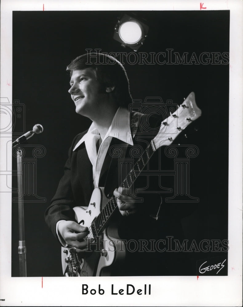 1980 Press Photo Bob LeDell Musician - Historic Images
