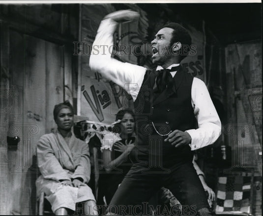 1970 Press Photo Novella Nelson Melba Moore Cleavon Little Purlie - Historic Images