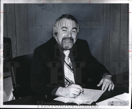 1976 Norm Lescue, Director of Merchandising at Sweet City Records-Historic Images