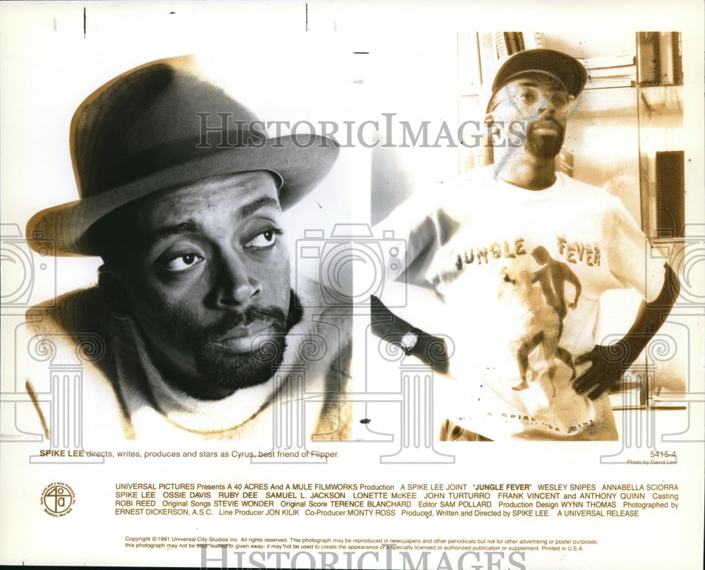 1991 Press Photo Director Spike Lee in Jungle Fever - cvp38393 - Historic Images