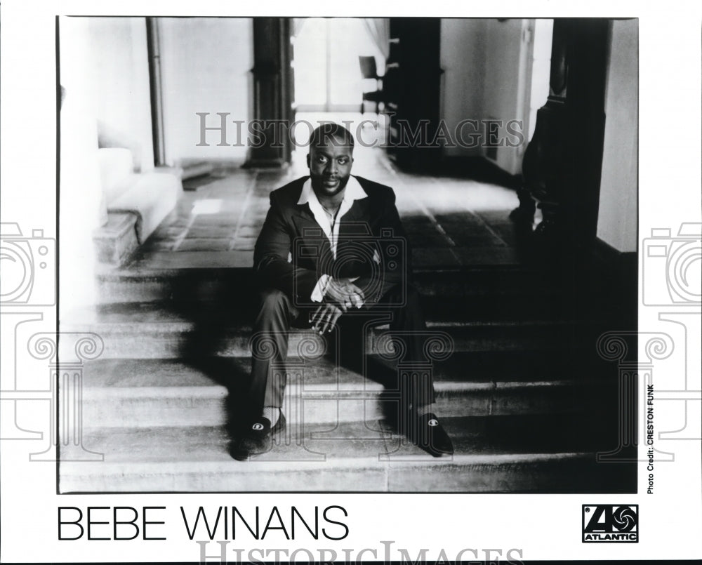 Undated Press Photo Bebe Winans - Historic Images
