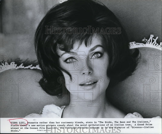 1968 Virna Lisi in The Birds, The Bees and the Italians-Historic Images