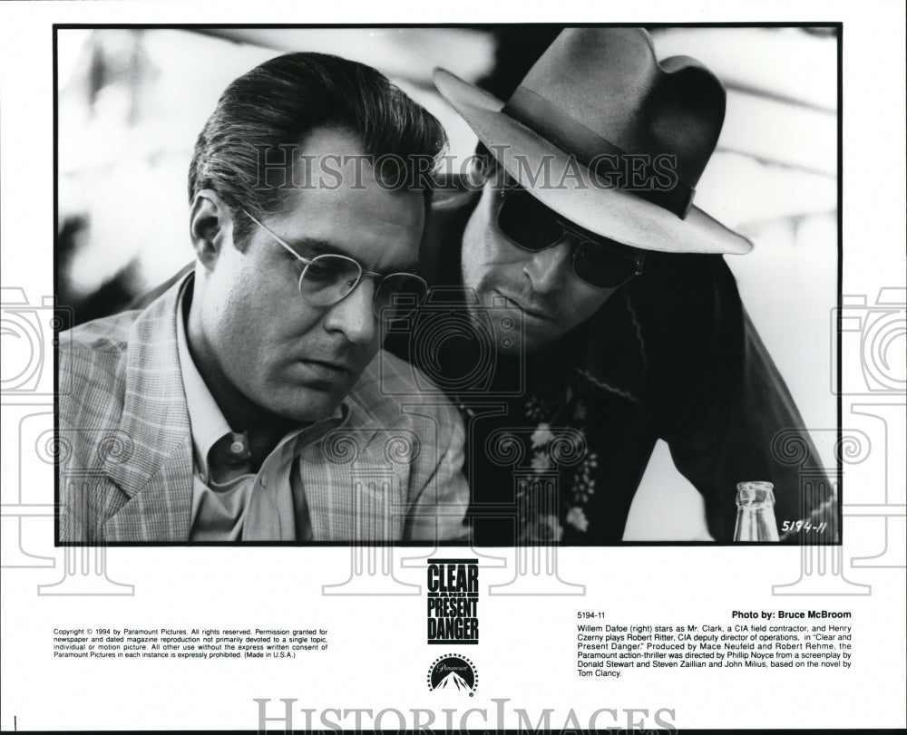 1995, Willem Dafoe Henry Czerney in Clear Present Danger - cvp38446 - Historic Images