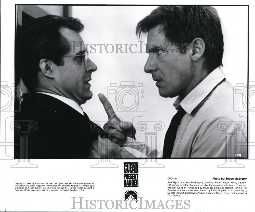 1995, Harrison Ford, Henry Czern in Clear Present Danger - cvp38453 - Historic Images