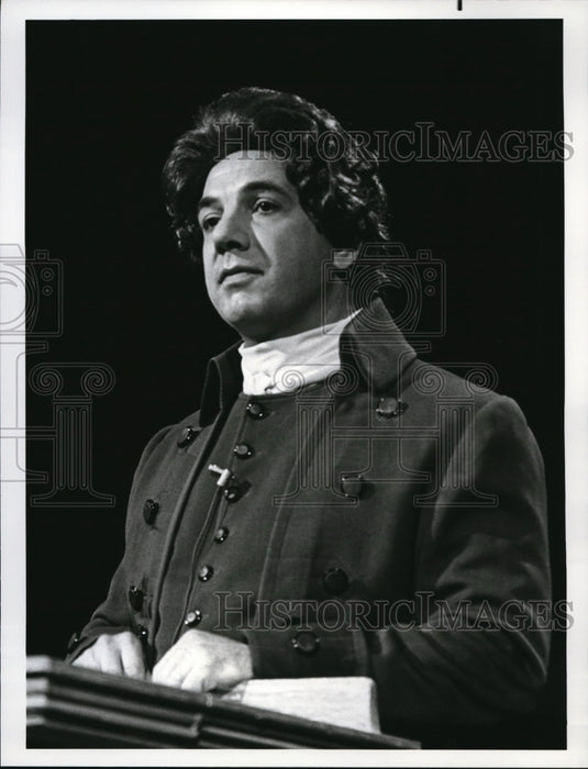 1976 Press Photo White House Press Secretary Ron Nessan as Thomas Jefferson - Historic Images