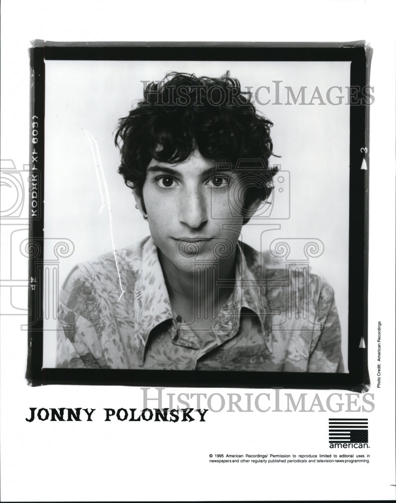 1995 Press Photo Johnny Polonsky Music Artist - cvp38681-Historic Images