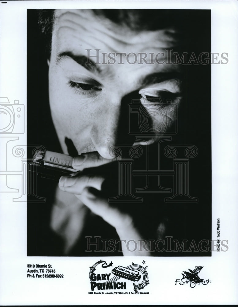 Undated Press Photo Musician Gary Primich - cvp38691 - Historic Images