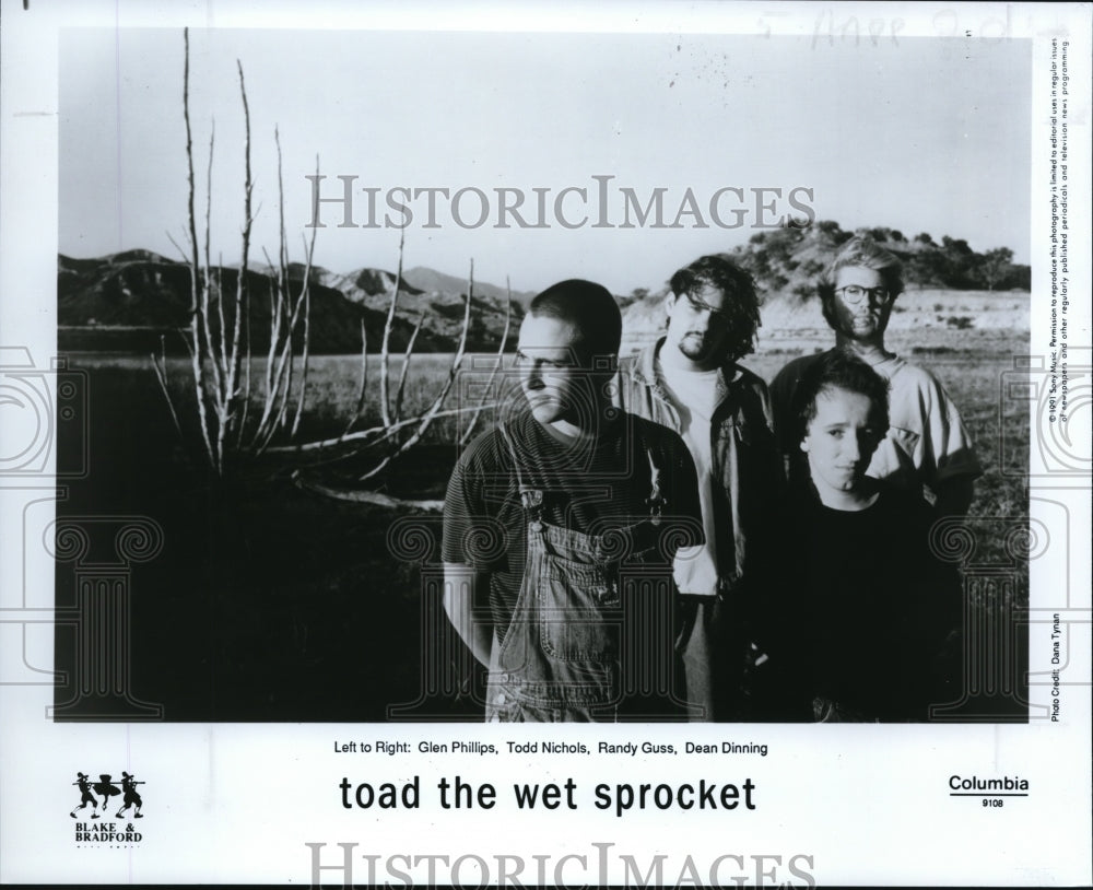 1992 Press Photo Toad the Wet Sprocket Glen Phillips T. Nichols R. Guss - Historic Images