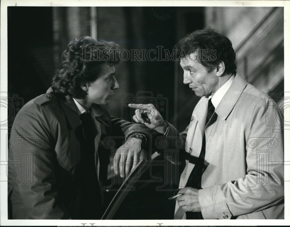 1985 Jeff Wincott & Scott Hylands in Night Heat  - Historic Images