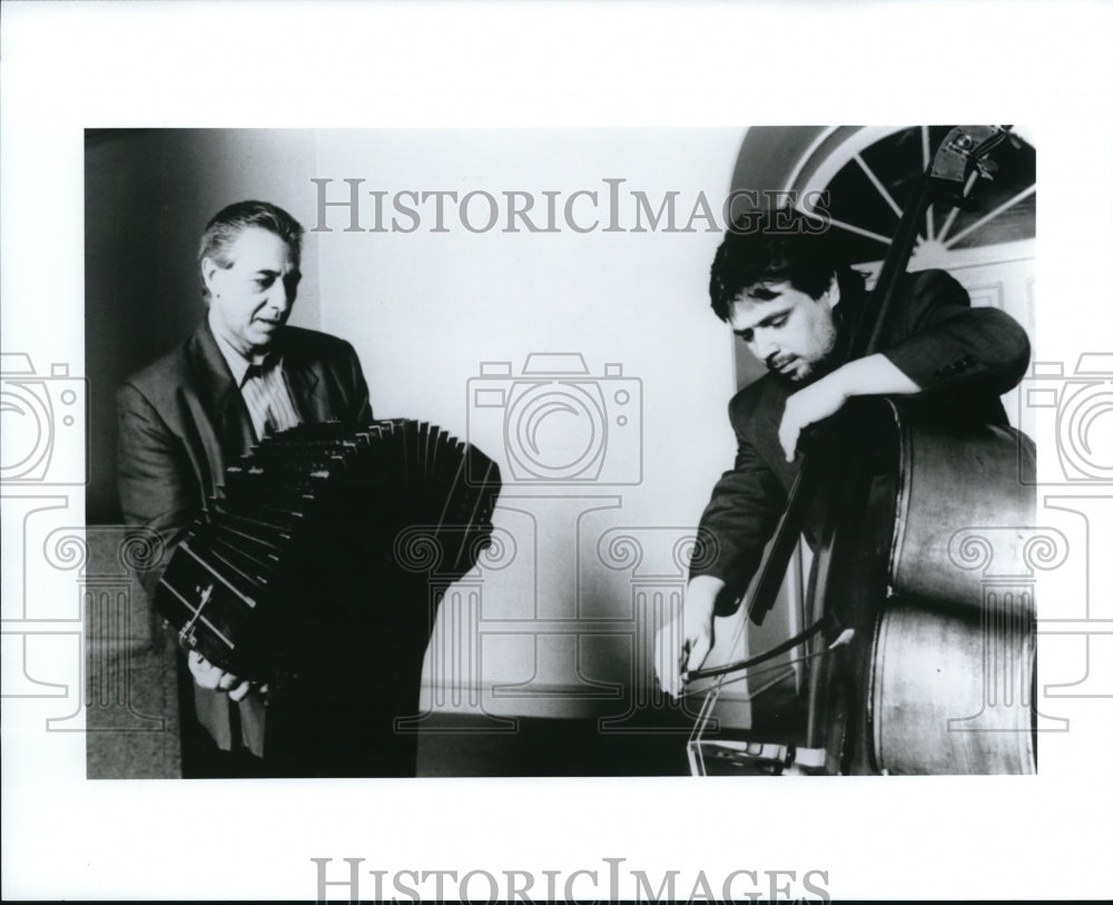 Undated Press Photo Raul Jaurena, Pablo Aslan in New York Buenos Aires Connection - Historic Images