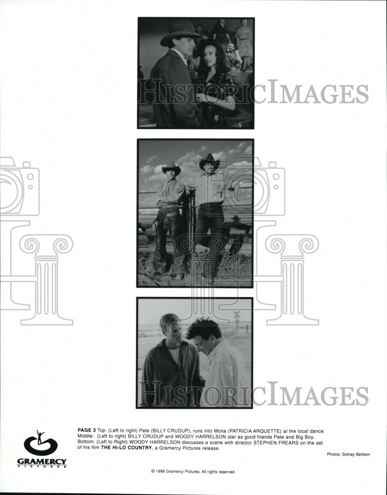 1998, Billy Crudup, Patricia Arquette in The Hi-Lo Country - Historic Images
