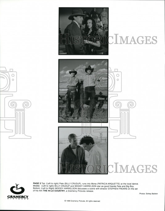 1998, Billy Crudup, Patricia Arquette in The Hi-Lo Country - Historic Images
