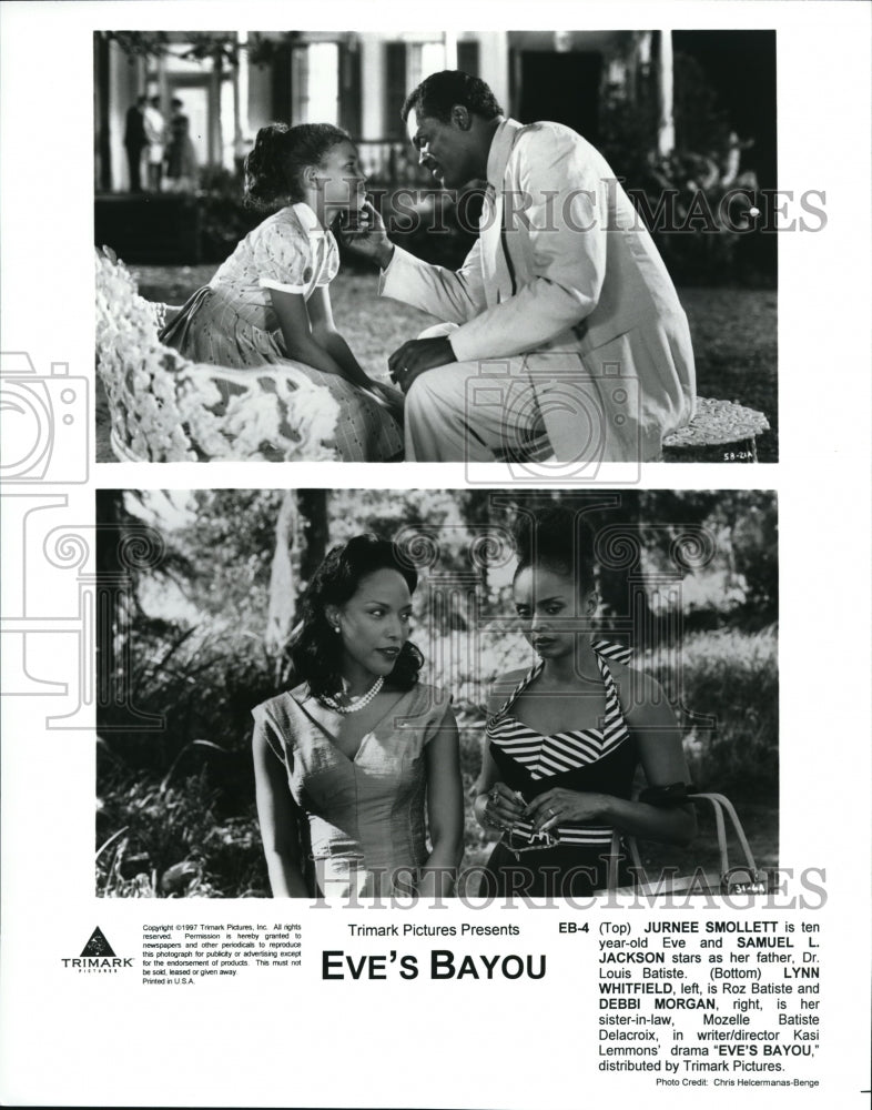 1997, Juenee Smollett Samuel L. Jackson in Eve's Bayou - cvp39240 - Historic Images