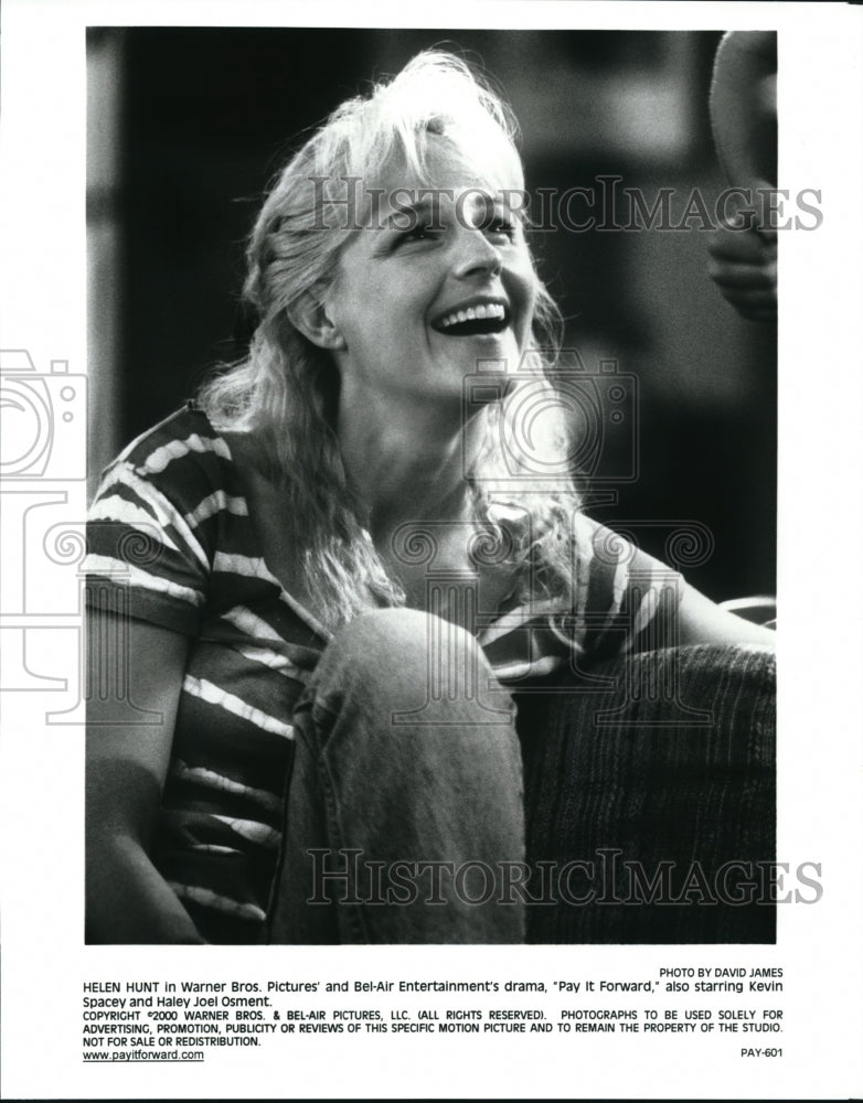 Press Photo Helen Hunt in Pay It Forward from Warner Brothers - Historic Images