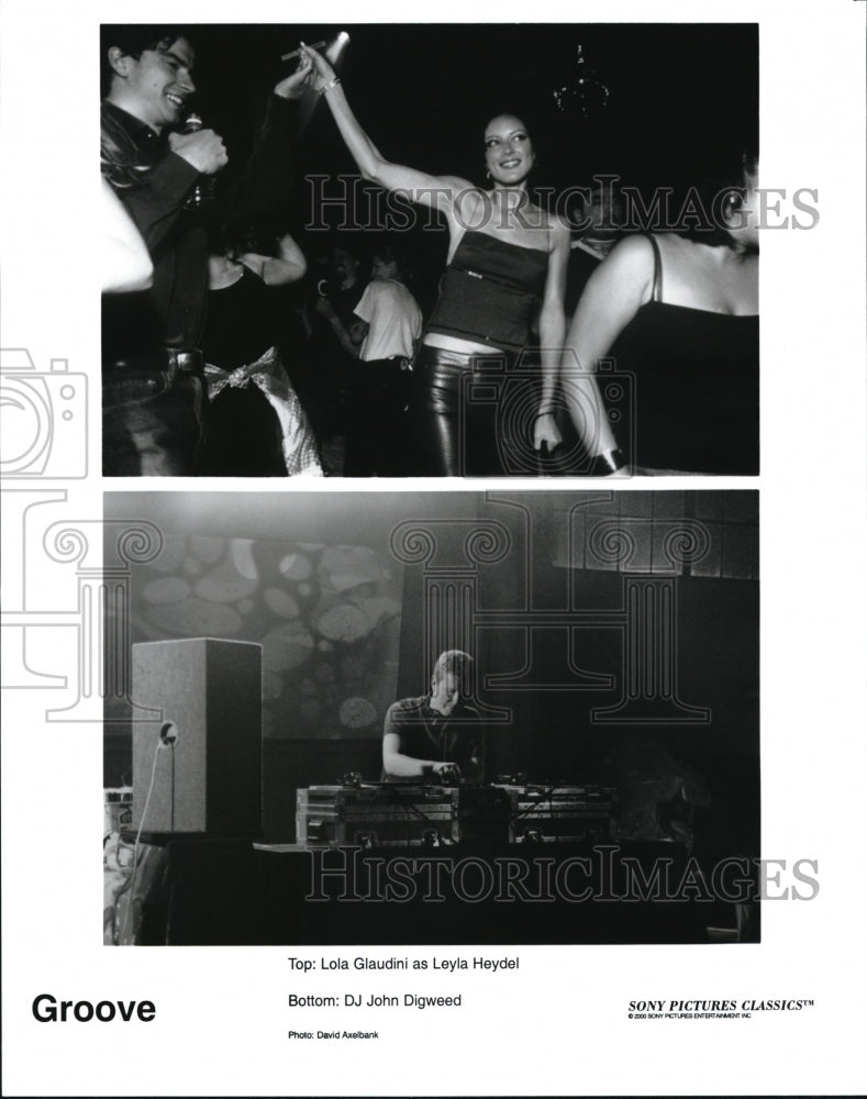Press Photo Lola Glaudini and DJ John Digweed in Sony&#39;s Groove - cvp39264- Historic Images