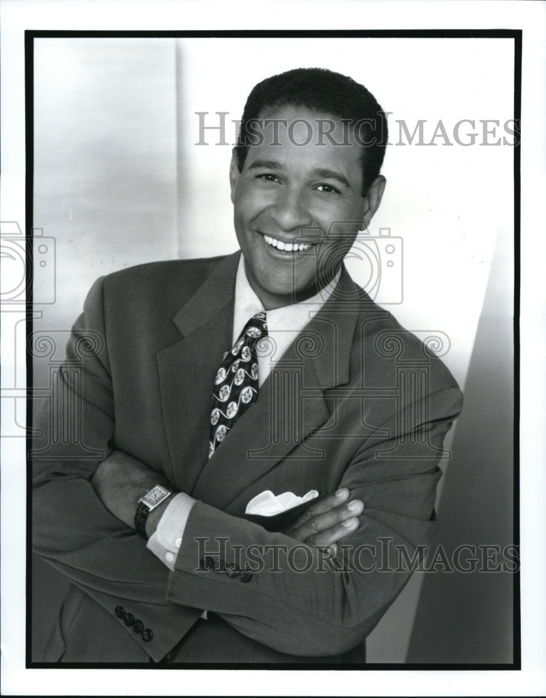 Undated Press Photo Bryant Gumbel Anchor on The Early Show on CBS - Historic Images