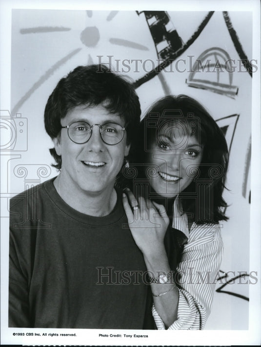 1993 Press Photo Harry Anderson Delane Matthews star in Dave's World - cvp39381 - Historic Images