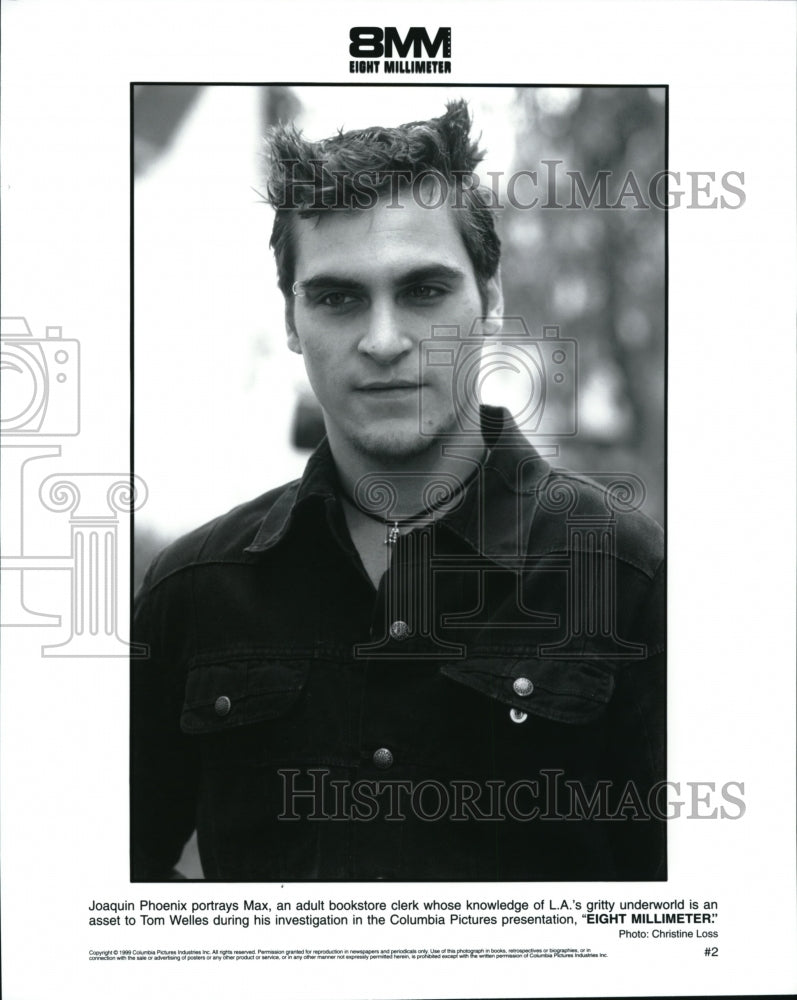 1999 Press Photo Joaquin Phoenix in Eight Millimeter - cvp39391-Historic Images