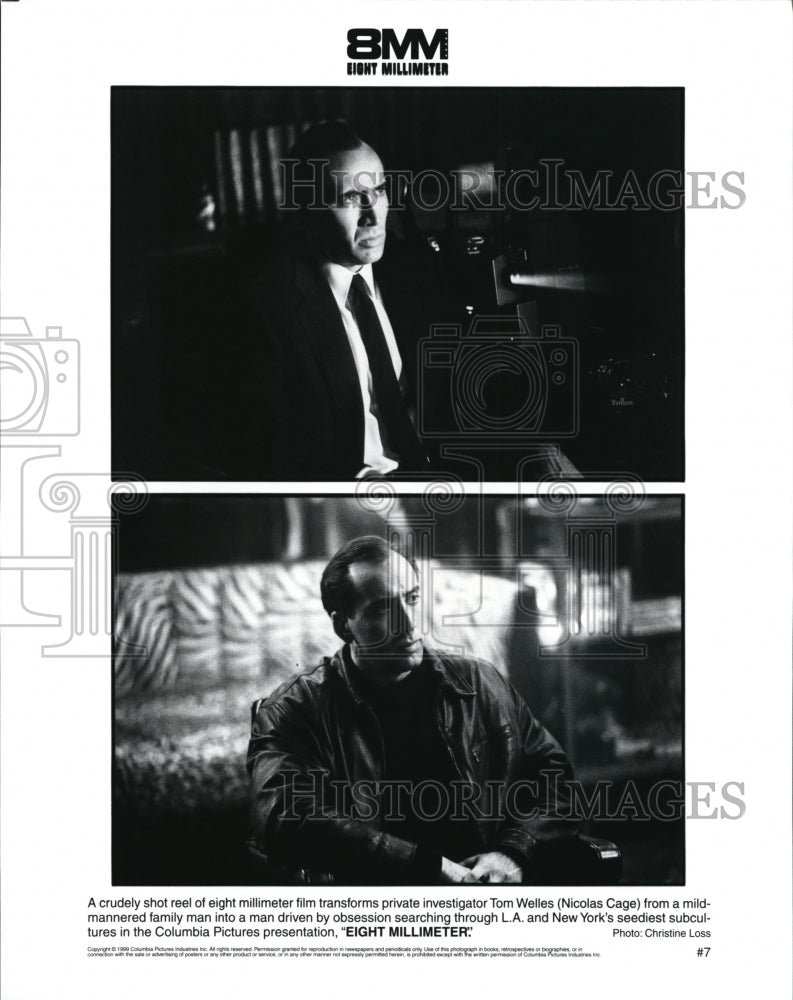1999 Press Photo Joaquin Phoenix in Eight Millimeter - cvp39405-Historic Images