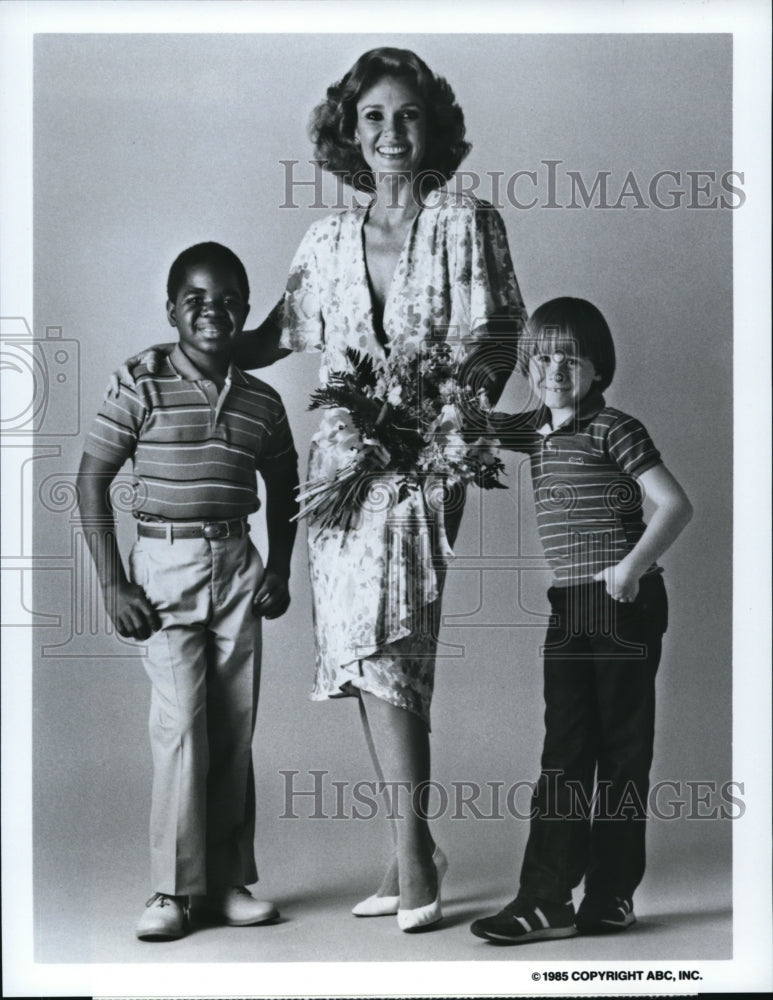 Press Photo Gary Coleman, Mary Mobley &amp; Danny Cooksey in Diff&#39;rent Strokes - Historic Images