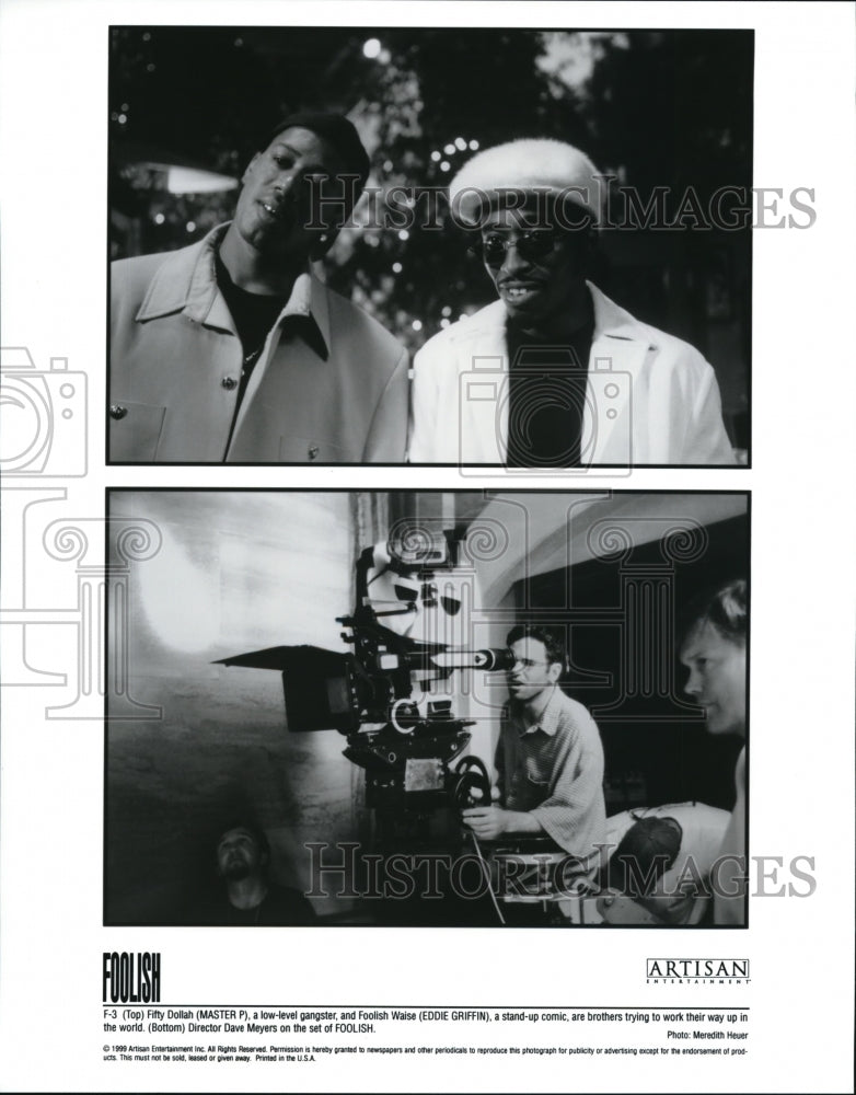 1995 Press Photo Master P Eddie Griffin In Foolish - cvp39513 - Historic Images