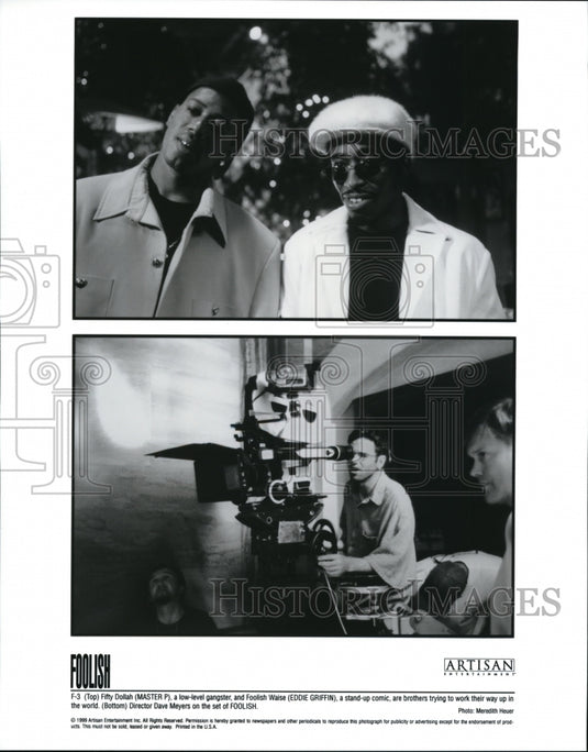 1995 Press Photo Master P Eddie Griffin In Foolish - cvp39513 - Historic Images