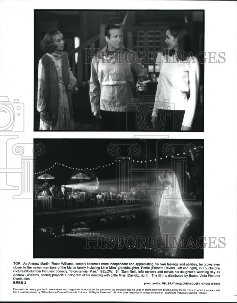 Undated Press Photo Bicentennial Man Chris Columbus In Bicentennial Man - Historic Images