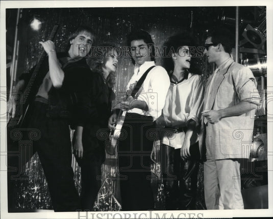 1984 Press Photo Cain Devore Valerie Stephenson John Stamos "Dreams" - Historic Images