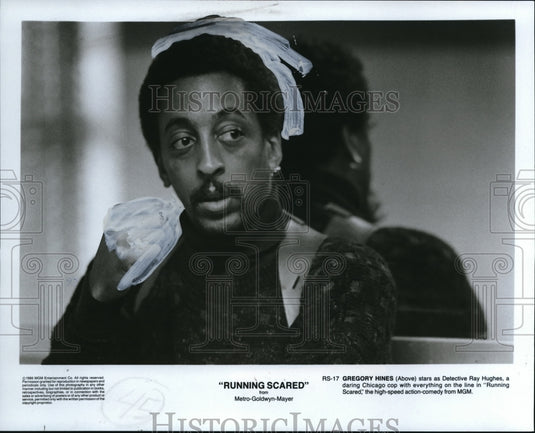 1986 Press Photo Gregory Hines in "Running Scared" - Historic Images