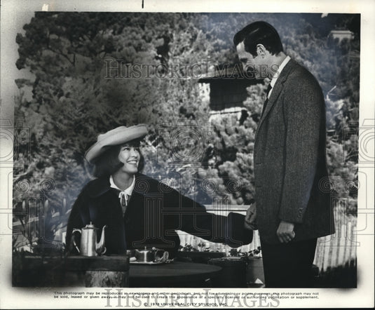 1979 Press Photo Ellen Burstyn and Alan Alda star in Same Time, Next Year from - Historic Images
