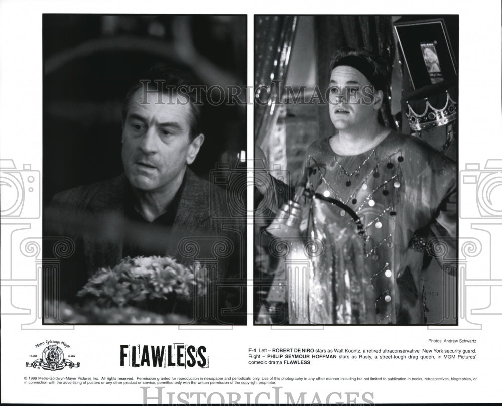 1999, Robert DeNiro and Philip Seymour in &quot;Flawless&quot; - cvp39844 - Historic Images