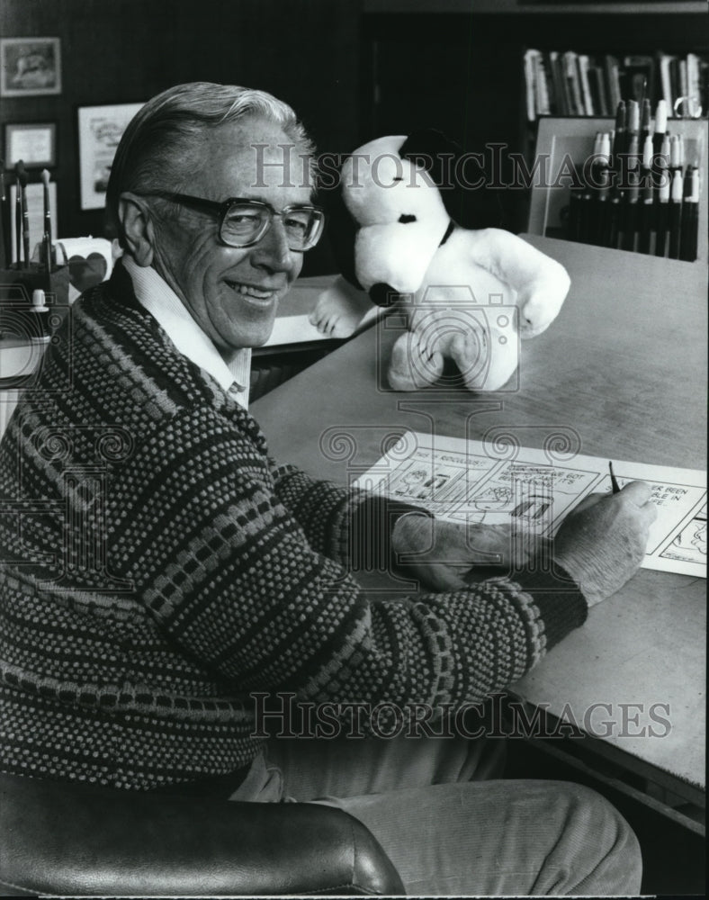 1987 Press Photo It&#39;s Your 20th Television Anniversary, Charlie Brown- Historic Images